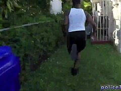 Wild gay storm with officers ignites