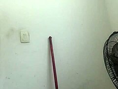 amateur jerk off with sticky trail