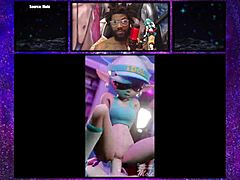 Marie And Callie Ride Creamy Cock In 3D