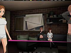 In episode 3, the fixer undergoes a mind transfer as a secret agent in crossdressing hentai.
