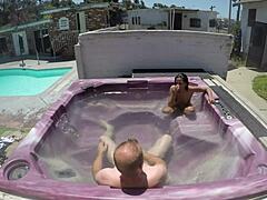 dayanara’s steamy hot tub pov session