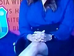 Indian TV anchor gets rough creampie on show