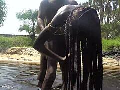 zulu woman's river adventure