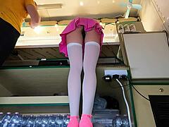 Brunette Teens Create Flirty Magic