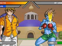 Dragon Girl X Battles Hard in Hentai.