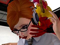 Bold 3D Office Affair Whispers