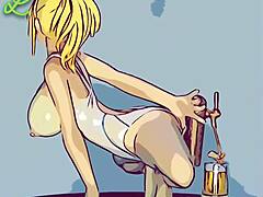 Takaoka Mizuki’s Fierce Hentai Beer Server Scene