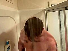 Gay Solo Shower With Intense Masturbation Session