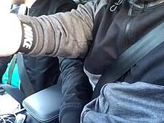 european blonde’s traffic cock shock