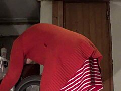 Housewife’s Steamy Laundry Room Secret