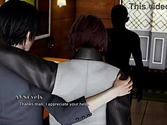 Anime Novel on Glowing Screen