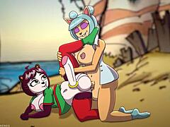 Join Megumi’s epic animated furry quest