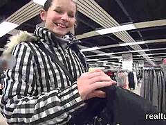 Czech kitten's mall seduction story