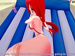 Parasoul in bikini gets fucked in Skullgirls fantasy scene