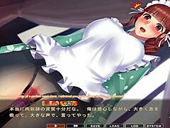 Brunette maid fucked in hentai game