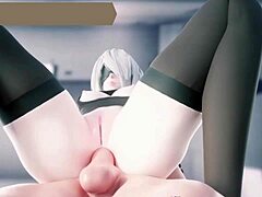 ride that cock like a pro in this wild 3d game animation
