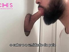 Big tittied redhead strokes blonde futa's huge cock in public outdoor contrast