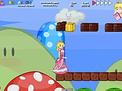 Bold peach cartoon explosion