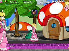 Bold peach cartoon explosion