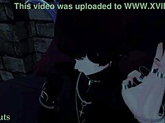 This vampire queen seduces and dominates a hunter into submission.