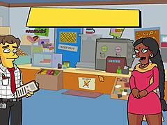 simpsons burns mansion part 2 ebony ass pounding