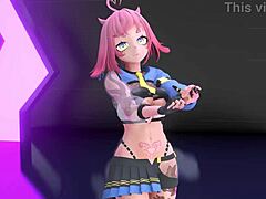 Cartoon Idol’s Cheeky Strip Tease MMD Reveal
