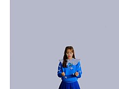 Loona hula hoop dance in gay action video