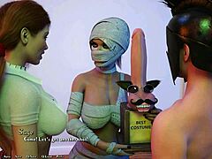 vixens in 3d cartoon grind