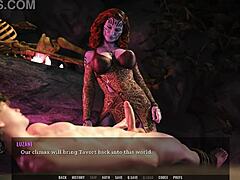 Alien Fantasy with Curvy 3D Babe