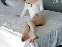 seductive redhead's bare charm