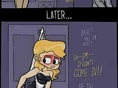 Insane cartoon wedgie fuck now