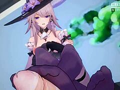 Herta’s Anime Charm Captivates Sensually