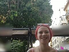 Young Inna’s Daring Outdoor Fuck