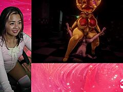 big tiddy bitch chiku is chasing me fap nights at frennis exotiqfox fnaf hentai game part 3