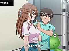 Bold My Busty Girlfriend’s Tight Hentai Pussy Rocks