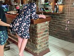 blonde tempts boss in secret