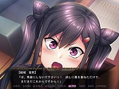 This anime game features Airi Yuuki in secret hypnotic lessons with japanese instructions and hentai elements