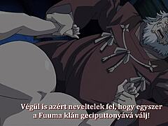 Fierce hentai warriors in action