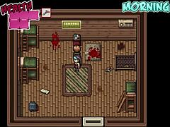 facing a fast zombie in hentai game part 8