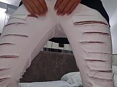 Boy's Teasing Masturbation with Dirty Talk Ride