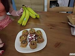 squirting delight with banana twist