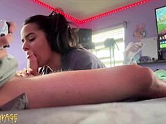 Latina girlfriend gets ripped and dominated for deepthroat and anal sex