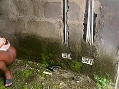 Marital affair with my neighbor's wife on the staircase