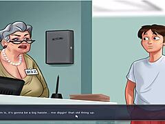 Nurse job in hot summer in animated hentai