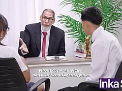 Latino teens get anal therapy from experienced director
