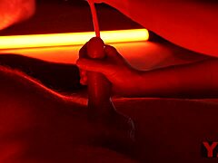 Dominatrix punishes with deep throat