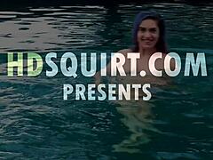 Free spirited girl with a tattoo gets a wet pussy solo pleasure by the sea