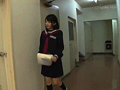 Japanese girls pleasure themselves in class
