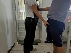 Latina teen gets rough sex
