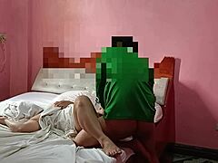 Amateur video of Asian beauty in hot hotel action